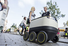 Estijos startuolio &bdquo;Starship Technologies&ldquo; gatvės robotai
