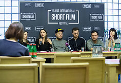 11-ojo Vilniaus taprtautinio trumpųjų filmų festivalio spaudos konferencija