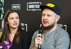 11-ojo Vilniaus taprtautinio trumpųjų filmų festivalio spaudos konferencija