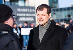 Senamiesčio mokyklos bendruomenės protesto akcija