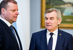 Saulius Skvernelis ir Viktoras Pranckietis