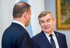 Saulius Skvernelis ir Viktoras Pranckietis