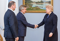 Viktoras Pranckietis ir Dalia Grybauskaitė
