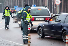 Rytinis kelių policijos reidas