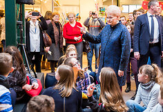 Vilniaus knygų mugės atidarymo akimirka