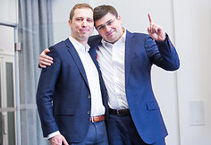 Andrius Baranauskas ir Deividas Praspaliauskas