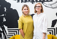 &bdquo;Kino po žvaigždėmis&ldquo; organizatorės Greta Akcijonaitė ir Rūta &Scaron;vedkauskaitė 