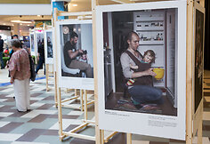 Fotografijų parodos &bdquo;&Scaron;vedijos ir Lietuvos tėčiai&ldquo; atidarymas 