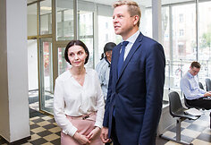 Remigijus &Scaron;ima&scaron;ius ir Ieva Paberžienė