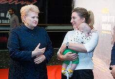 Dalia Grybauskaitė ir Neringa Medutytė