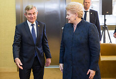 Dalia Grybauskaitė ir Viktoras Pranckietis