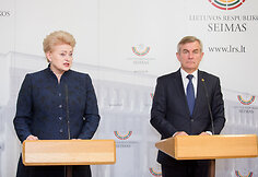 Dalia Grybauskaitė ir Viktoras Pranckietis
