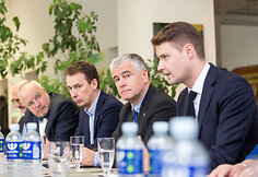 Juozas Olekas, Vytautas Kernagis, Jonas Jarutis, Myklas Majauskas