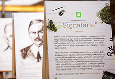 &Scaron;ventinėje parodoje &ndash; menininkės Jolitos Vaitkutės kurti &bdquo;Signatarų&ldquo; portretai