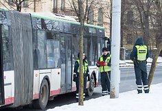 Vilniuje autobusas užgavo pėsčiąjį