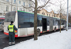 Vilniuje autobusas užgavo pėsčiąjį