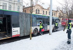 Vilniuje autobusas užgavo pėsčiąjį