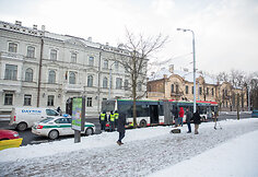 Vilniuje autobusas užgavo pėsčiąjį