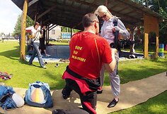 Natalija Bunkė su merginomis i&scaron;bandė &scaron;uolį para&scaron;iutu