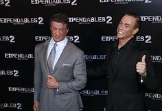 Sylvesteris Stallone (kairėje) ir Jeanas-Claude'as Van Damme'as