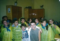Devintokas Dominykas Vaitiekūnas gimnazijos krik&scaron;tynose (2002 m.)