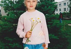 Renata Uzialkaitė pradinėje klasėje