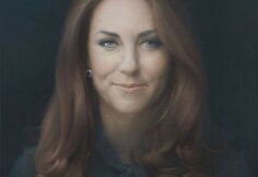 Kembridžo hercogienės Catherine oficialus portretas Nacionalinėje portretų galerijoje Londone