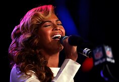 Beyonce &bdquo;Superbowl&ldquo; spaudos konferencijoje
