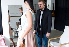 Viešnagė Roberto Kalinkino studijoje