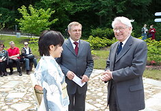 Kazuko Shiraishi, Audrius Skridaila ir Benediktas Juodka 