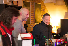 Vytautas Martinaitis (centre) ir Andrius Remi&scaron;evskis