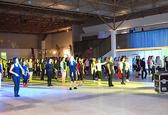 Sporto festivalio akimirka
