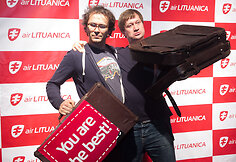 Tomas Kauneckas kairėje