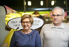 Vida Ramaškienė su vyru Jonu