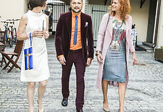 Dominykas Kubilius, Laura Pauk&scaron;tė ir &Scaron;vedijos ambasadorė Cecilia Ruthstr&ouml;m-Ruin