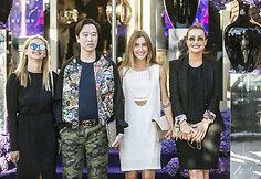 Simona Daugėlaitė, Christopheris Chongas, Ieva Lunevičiūtė ir Laura Želnytė