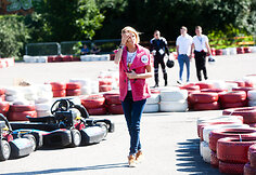 Aistė Paškevičiūtė vedė kartingų varžybų finalą