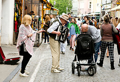 Gatvės muzikos dienos akimirka