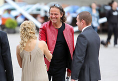 Vytautas Balsys (centre)