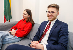 Rinkimų rezultatų laukimas TSLKD Kauno &scaron;tabe