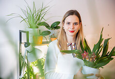 Orchidėjų augintoja Viltė Pranevičiūtė