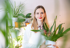 Orchidėjų augintoja Viltė Pranevičiūtė