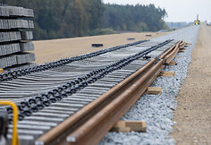 „Rail Baltica“ europinės vėžės bėgių tiesimas