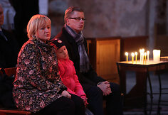 Andrius Kupčinskas su žmona Jurgita