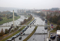 Kaune i&scaron;krito pirmasis sniegas