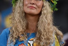 Futbolo garbei įspūdingas vainikas.