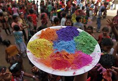 Holi šventė Indijoje