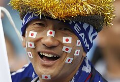 Japonų vėliava puikiai tinka reprezentacijoms.