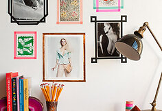 „Washi tape“ juostelės interjere