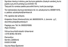 Ieva Kačinskaitė-Urbonienė buvo nurodyta tarp vandens platintojų